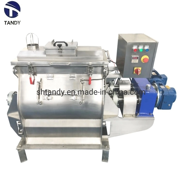 Powder Groove Type Blade Blender Trough Shape Double Paddle Mixer