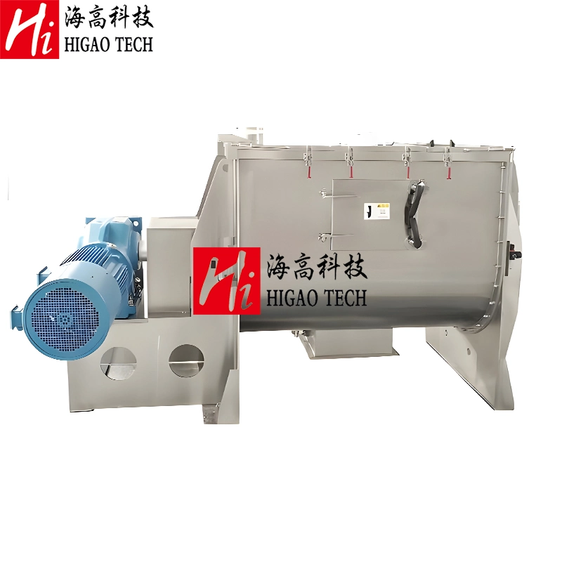 Industrial Sigma Plough Shear Paddle Conical 3D Feed Powder Ribbon Mixer