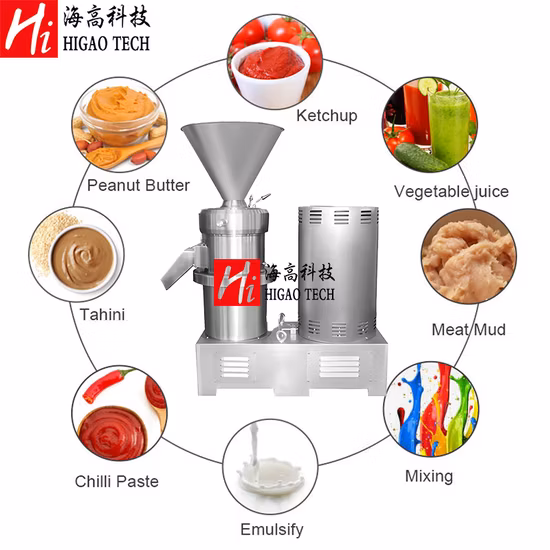 Tomato Paste Grinder Making Machine Colloid Mill