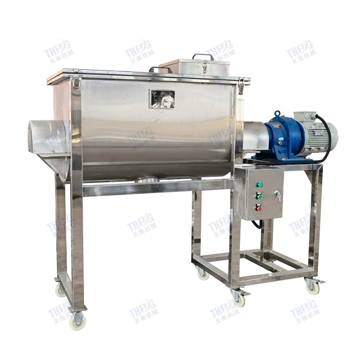 Food Dry Powder Ribbon Blender Machine Powder Double Spiral Mixer Machine