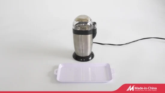 Molinillo Eléctrico de Café y Frutos Secos Inoxidable con Cuchilla SUS y Tapa Transparente