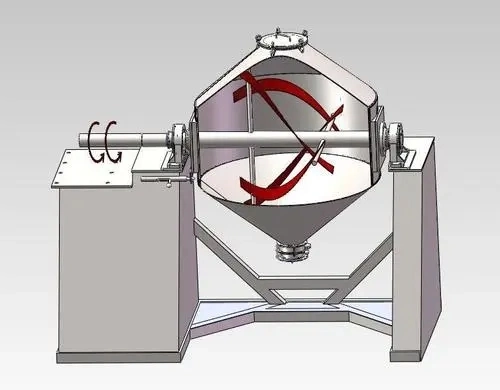 Máquina mezcladora tipo cono Mezclador cónico Mezclador de tornillo cónico Máquina mezcladora de polvo Equipo de mezcla sólido sólido